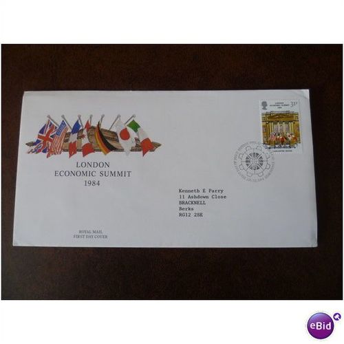1984 GB London Economic Summit RM FDC Special Edinburgh