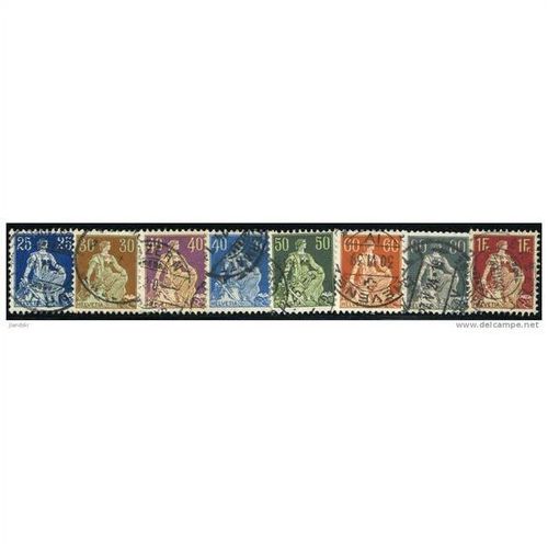 1908/1934 9 different values - #474 fine used (o)