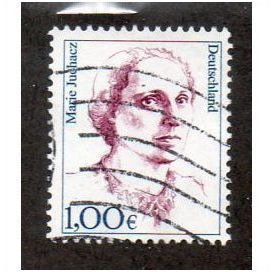 GER 2002 €1.00 'FAMOUS WOMEN- JUCHACZ' FINE USED (EBID30-285)
