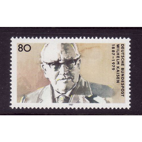 GERMANY 1987 SG 2192 80pf WILHELM KAISEN MAYOR OF BREMEN U/M MINT