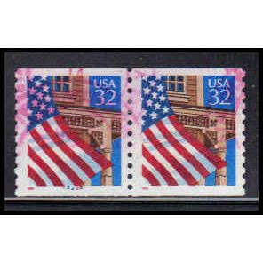 Used 2913 32c U.S. Flag Over Porch Very Fine CNP Left 22221 PA1721