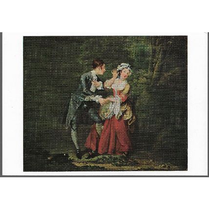 Hogarth, William - Before - painting Fitzwilliam Museum postcard