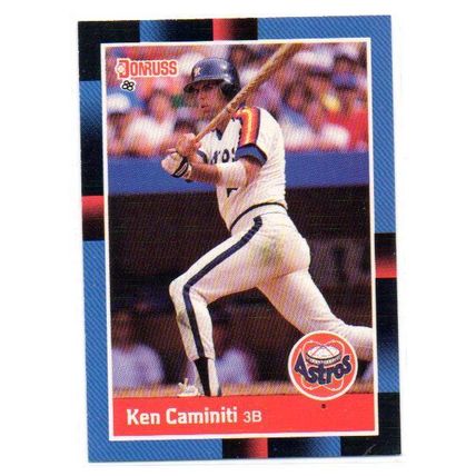 1988 Donruss Ken Caminiti Rookie Card - Card # 308