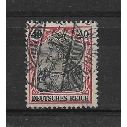 Germany.SG89a 40pf "Germania" (Black and Red).Fine Used.Nov21
