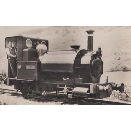 Train Staff Driver at Talyllyn Vintage Welsh Wales Railway Station Postcard