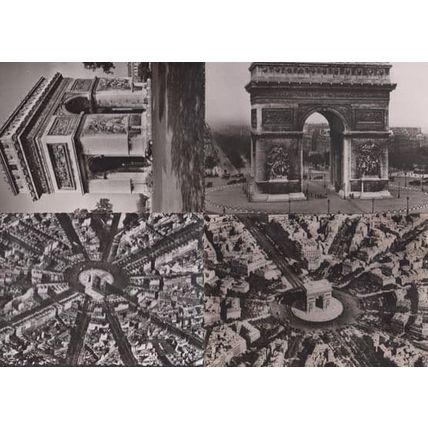 Paris Arc De Triomphe 4x Large Vintage Real Photo Stunning Postcard s