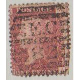 GB 1d red plate 122 GU