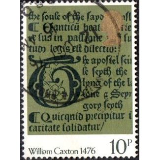 1976 500th Anniv of British Printing 10p Value. The Tretyse of Love. Fine Used
