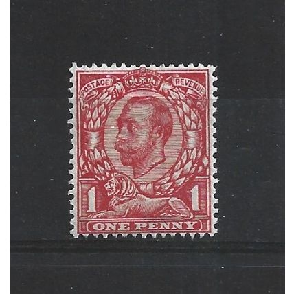 GB.SG341 1d Scarlet.Mounted Mint.Jun25b