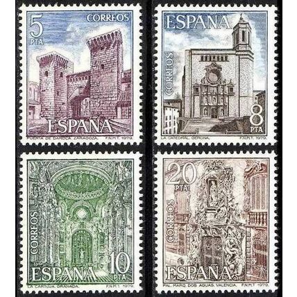 España. 1979. Mi # 2419 / 22. Paisajes y Monumentos. Landscapes and Monuments