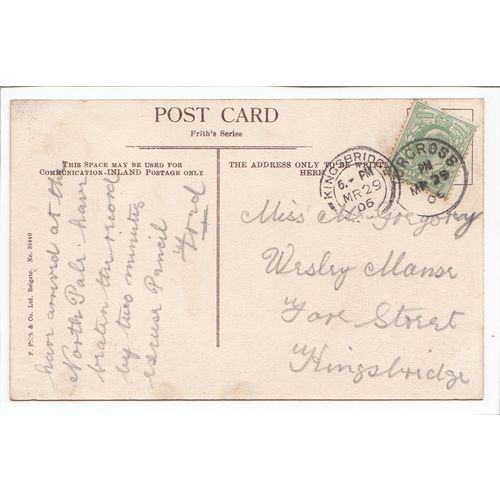 Torcross Postcard Devon 1906 Frith & Co