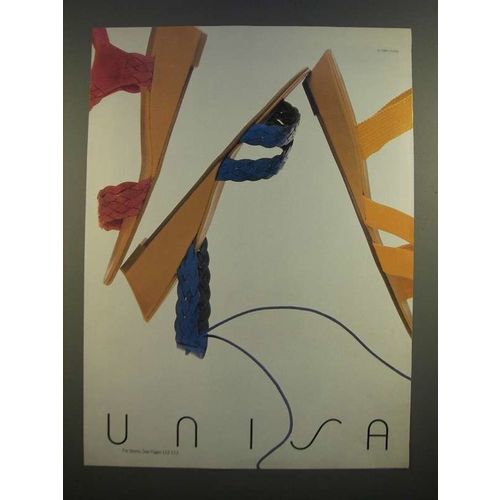 1986 Unisa Shoes Ad