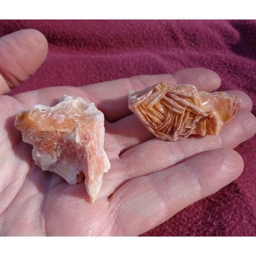 Barite Cerussite Raw Crystal 2 Pcs Gemstone Energy Work Metaphysical