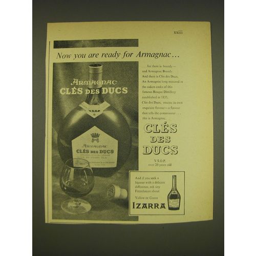 1963 Armagnac Cles des Ducs Brandy Ad - Now you are ready for Armagnac
