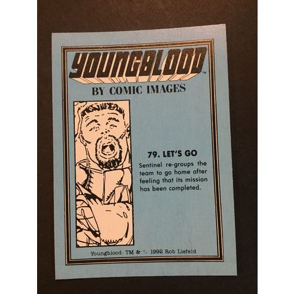 Youngblood trading card #79, excellent condition!