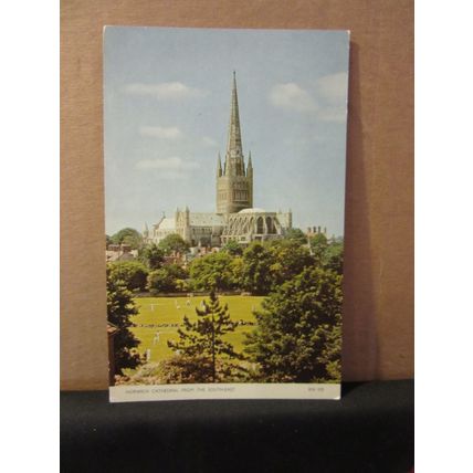 NORWICH CATHEDRAL, from S.E. NORFOLK. unused postcard RP by Jarrold =