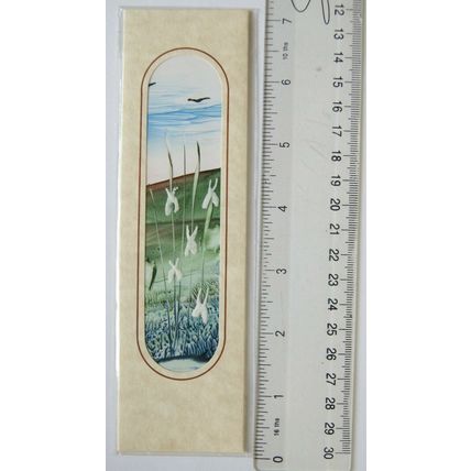 Unopened original beeswax painting bookmark by June Drake