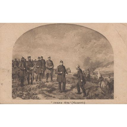 Sedan 1870 Antique Berlin German Postcard