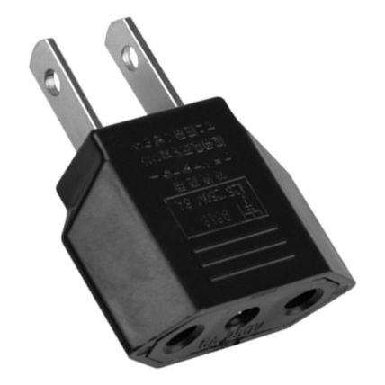 CLAVIJA ADAPTADOR PARA USAR EL MÓVIL Y OTROS EQUIPOS EUROPEOS EN USA AMERICA