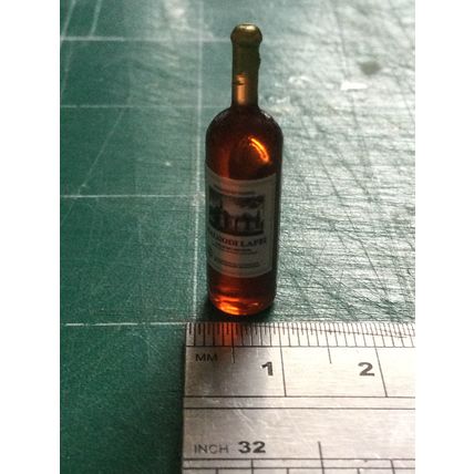 Bottle of Wine (C) 1:12th Dolls House Miniature