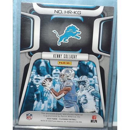 2020 Playbook KENNY GOLLADAY (Lions) Hot Routes Jersey card #HR-KG 89/299