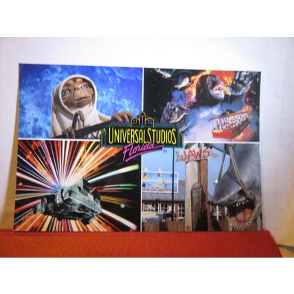 multiview, JAWS, UNIVERSAL STUDIOS, FLORIDA. USA. unused postcard =