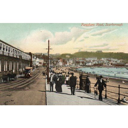 SCARBOROUGH - Foreshore Road - Yorkshire - 1912 Original Postcard (1.96)
