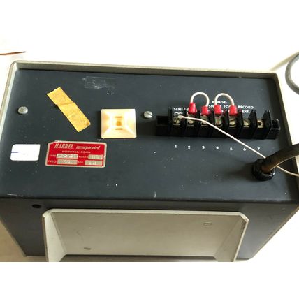 HARREL CR207D TEMPERATURE RECORDER CONTROLLER ELMES STAUB & CO,BK