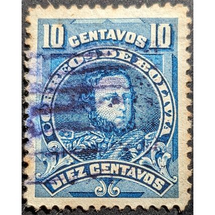 STAMP Bolivia SG103 1901 10c J Ballivan Used