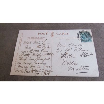 1904 fr Delittle Fenwick Postcard - Promenade, Douglas - Isle of Man