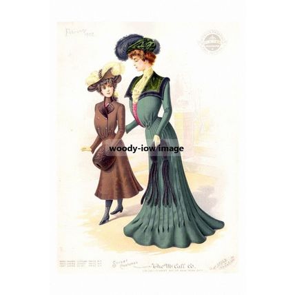 rp10659 - Ladies & Girls Fashion from 1902 - ideal to frame - print 6x4