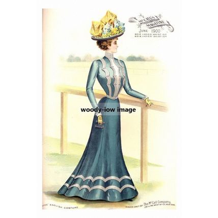 rp10633 - Ladies Fashion from 1900 - ideal to frame - print 6x4