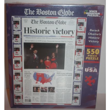 2008 White Mountain Puzzles Historic Victory 550 Piece Puzzle - Sealed