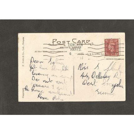 Postcard Hampshire Ludgershall St James Street