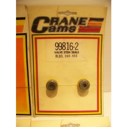 CRANE CAMS 99816-2 VALVE STEM SEALS OLDSMOBILE 260 - 455 8 PKG / 16 TOTAL