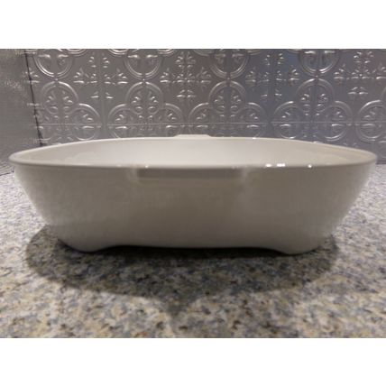 Corning Blue Filligree Scroll Browning Skillet Microwave Casserole