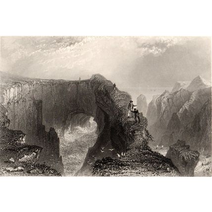 BULLER OF BUCHAN 1841 Edward Paxman Brandard - William Henry Bartlett ENGRAVING