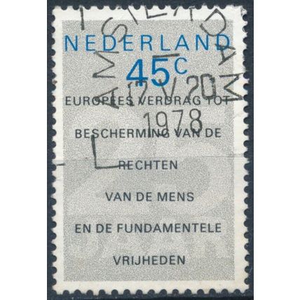 Human Rights Treaty - Netherlands 1978 - F H - MiNr 1119