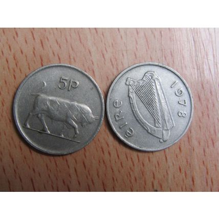 Ireland 1978 5p Coin
