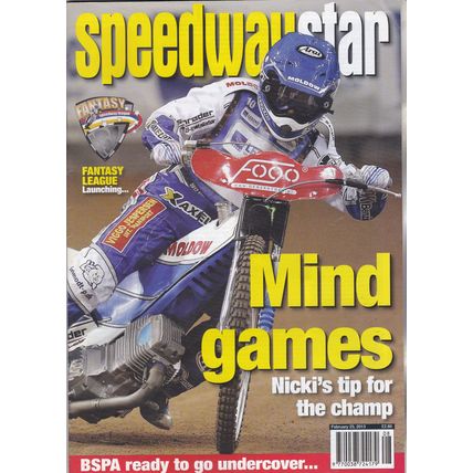 Speedway Star magazine : February 23, 2013. Glasgow & Workington track reviews