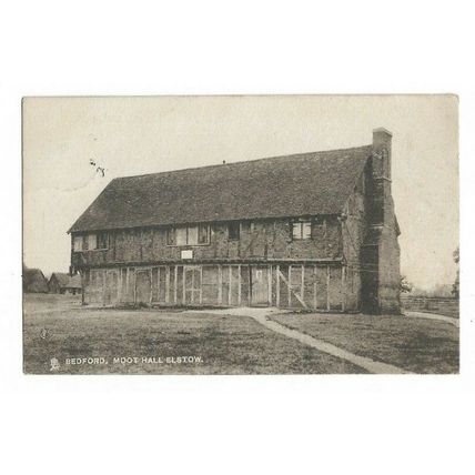 Moot Hall, Elstow, Bedford, Postcard.
