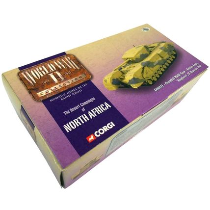 CHURCHILL MKIII TANK BRITISH ARMY EL ALAMEIN EGYPT 1942 - CORGI CC60104 1/50