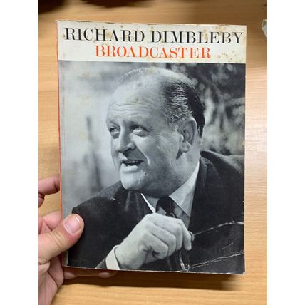 1966 1ST EDITION "RICHARD DIMBLEBY BROADCASTER" BBC VINTAGE PAPERBACK BOOK (P3)