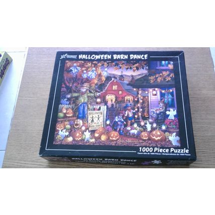 HALLOWEEN BARN DANCE by Randy Wollenmann American Jigsaw Puzzle (1000 Piece)