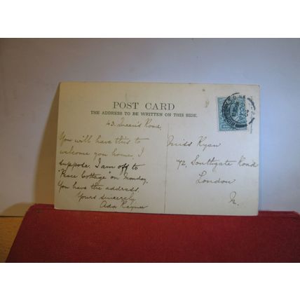 FINSBURY PARK, LONDON used antique postcard by Stengel & Co 1904 pm =