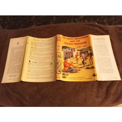 The Happy Hollister's And The Indian Treasure By Jerry West W/Dustjacket 1953