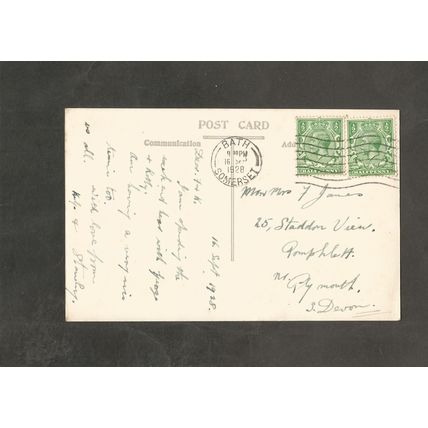 Postcard Somerset Bath Multiview 1928