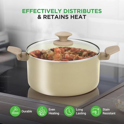 Nutrichef 54-Piece Marble Non-Stick Cookware and Bakeware Set, Professional Home