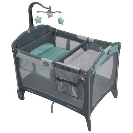 Graco Pack and Play Change 'N Carry Playard | Includes Portable Changing Pad, Ma
