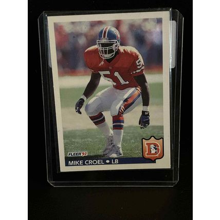 Mike Croel #93 | 1992 Fleer Football Trading Card